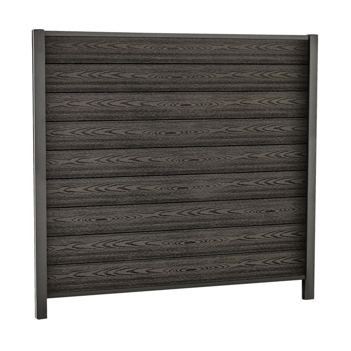 HORTUS komposithegn startsæt antracitgrå H147 x B168 cm